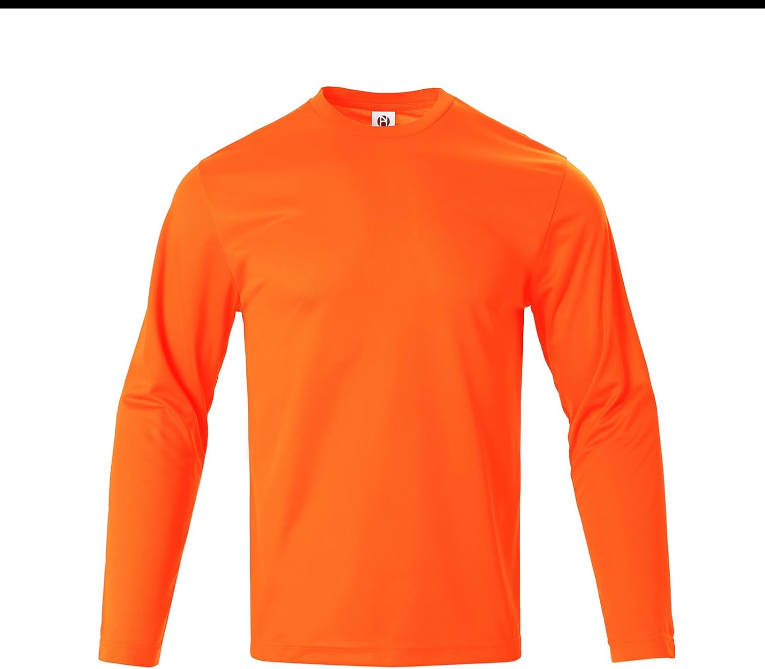 Mens Long Sleeve Shirts Quick Dry Crew Neck Sun Protection Gym Workout Athletic T-Shirt - Image 4