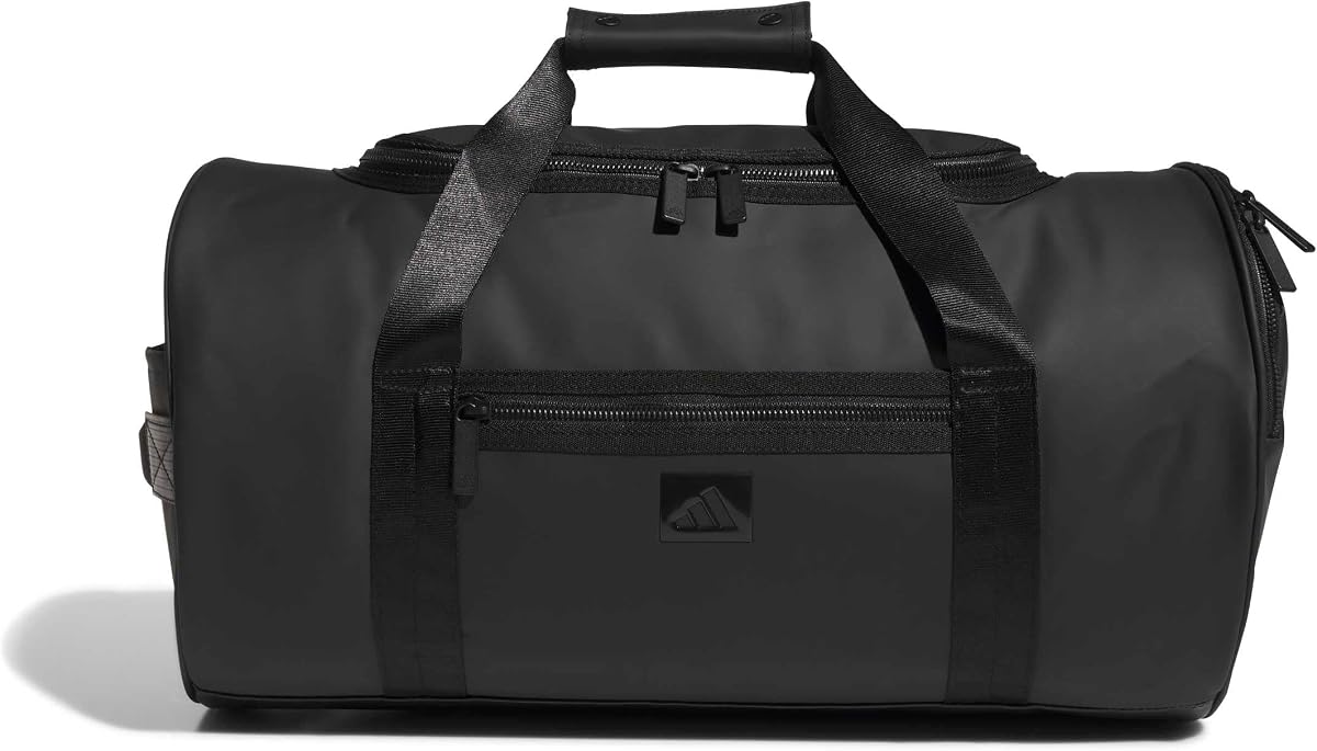 Unisex First Tee Round Duffle Bag, Black, No Size
