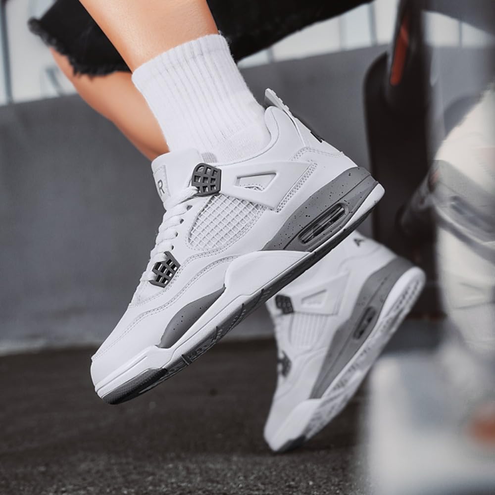 Tenis para hombre y mujer, Air 4, retro, clásicos, de baloncesto, para niños, informales, para patinar, ligeros, antideslizantes, para el trabajo, correr, caminar