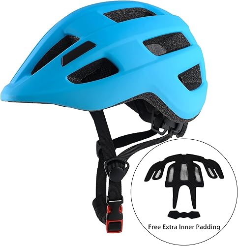 Miniatura 2 de Casco de bicicleta para niños de 1 a 8 años, cascos ajustables para niños y niñas, casco ligero para niños, ciclismo, scooter, deportivo, 18.9-21.3