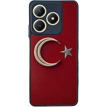 Realme C61 Uyumlu Bayrak Fig rl , Mat Siyah, Yumu ak Silikon, Koruyucu,  ok Emici Telefon K l f
