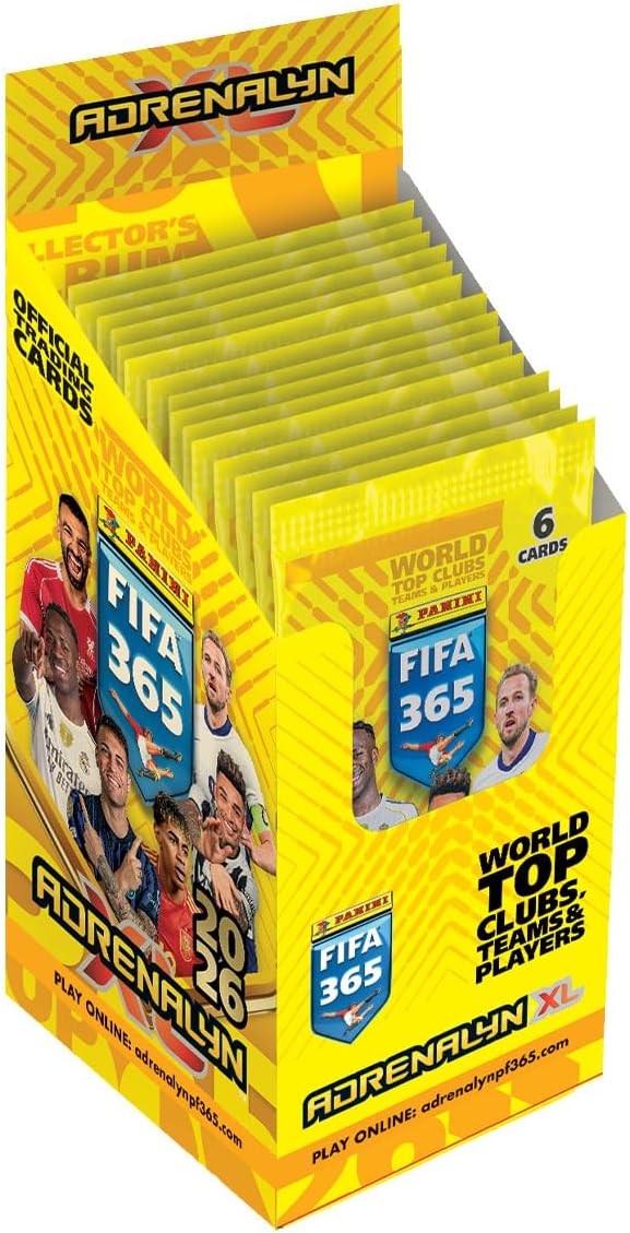 Panini FIFA 365 Adrenalyn XL 2026 Trading Cards - Box of 24 Packs