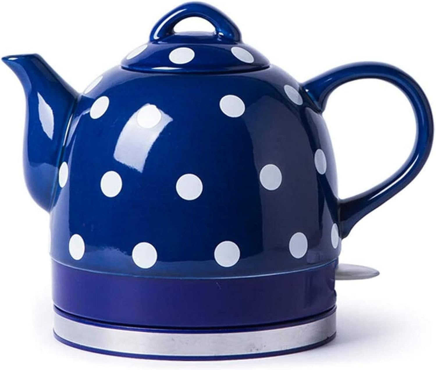 Kettles, Electric Kettle Cordless Water Teapot, Teapot-Retro 1L Jug, 1000W Water Fast for Tea, Coffee, Soup, Oatmeal-Removable Base, Automatic Power Off,Boil Dry Protection/Red hopeful Octopus feet