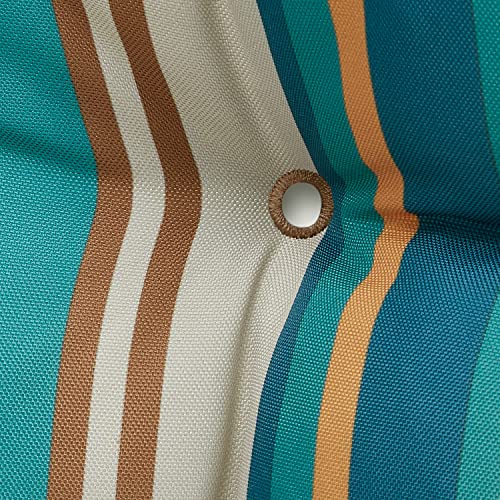 Classic Accessories Water-Resistant Indoor/Outdoor Bench Cushion, 54 X 18 X 5 Inch, Santa Fe Stripe, Patio Bench Cushion #TOP24
