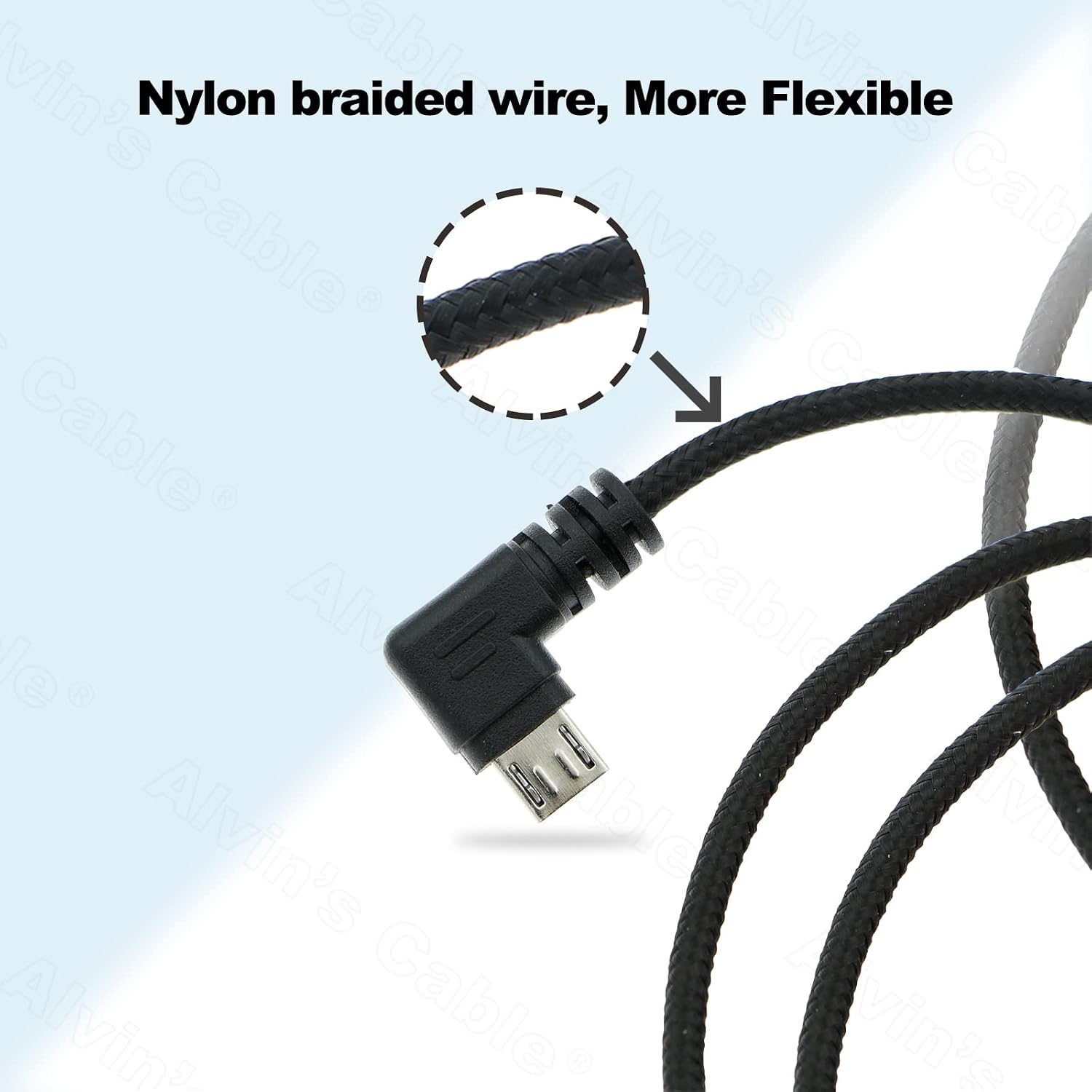 Motor-Power-Cable for Tilta-Nucleus-Nano Micro-USB Right-Angle to D-Tap Alvin's Cables