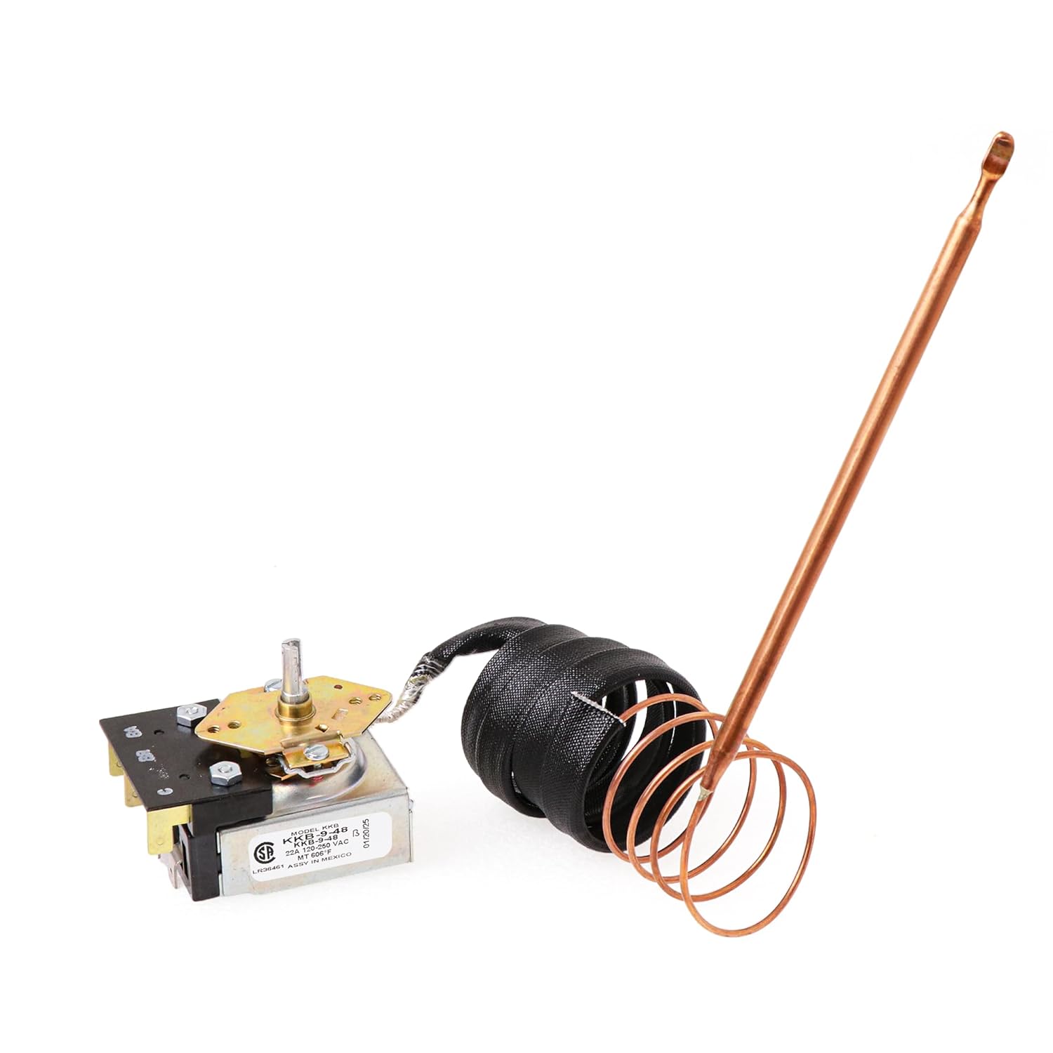 Robertshaw KKB-9-48 PB010036 Thermostat Bake/Broil Part, Oven Thermostat for Viking, Awoco Gas Range Stoves Oven, 22A 120-250 VAC, Max Temp 606°F, CSA Approved