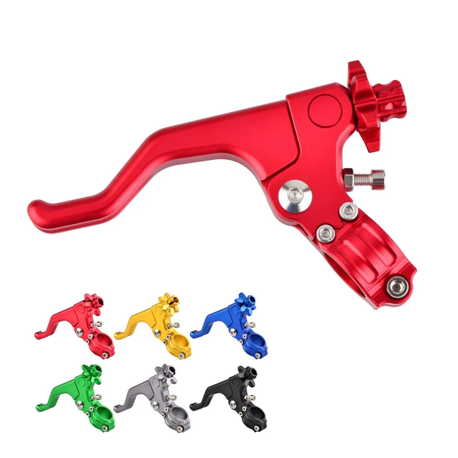 Kupplung Bremshebel Für CBR 600 F2 F3 F4 F4i 650F 600 Für CBR1000RR Für CRF250R 2007-2015 2016 2017 Kurze Stunt Kupplung Hebel Kupplungshebel Motorrad(Red 1PC)