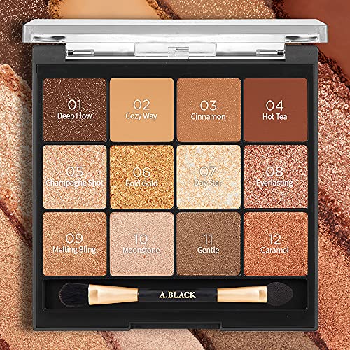 A.black Glam Change Multi Palette (01 Caramel Brown) #TOP1