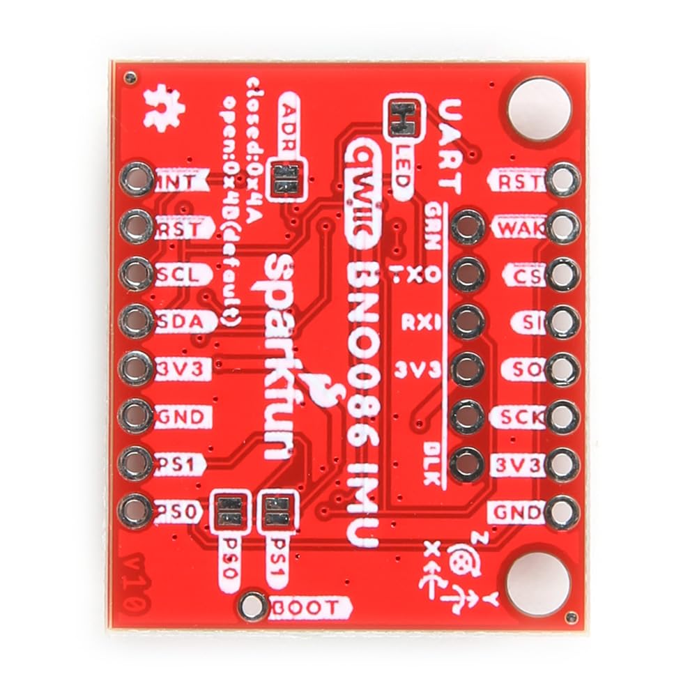 VR IMU Breakout Board - BNO086 (Qwiic) 9-Axis Accelerometer, Gyro, Magnetometer For Robotics & VR