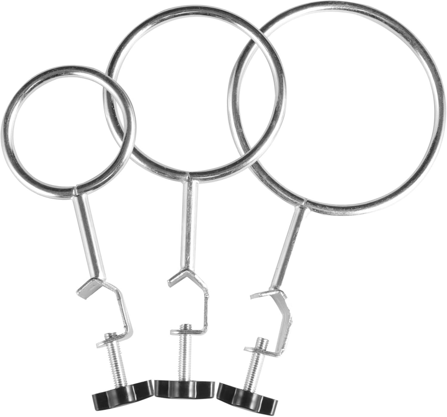 12pcs Laboratory Stand Clamps Clamp for Chemical Reactions Filtration Experiments for Lab Work Includes