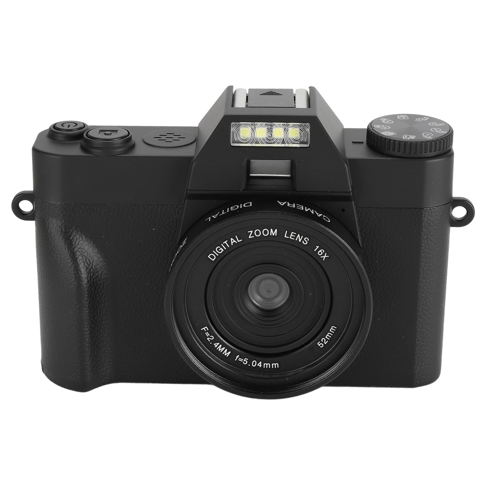 Cyfrowy Aparat Fotograficzny 4K do Fotografii, Aparat do Vlogowania 48 MP z Wi-Fi 3-calowy Ekran Odchylany o 180° Kompaktowy Aparat z 16-krotnym Zoomem Cyfrowym i Autofokusem