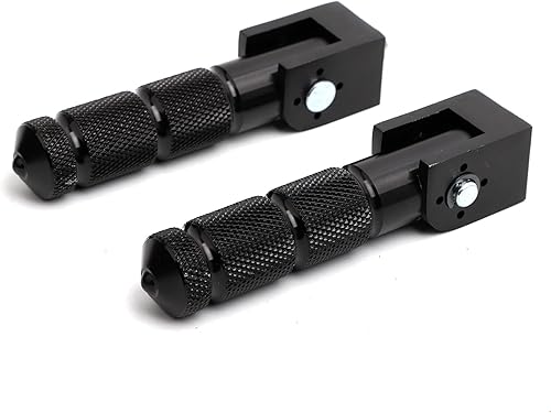 Miniatura 6 de Minho Clavijas de pie de bicicleta de motocicleta plegable CNC negro M8 reposapiés trasero clavija estribera para mini piezas de bicicleta Honda