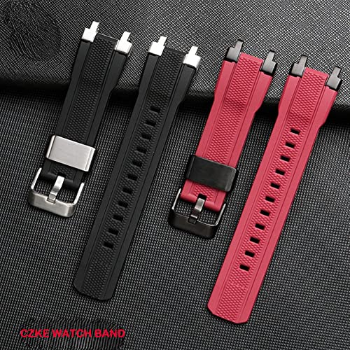 Bracelet silicone pour Casio MTG-B1000 concave durable agate - 3