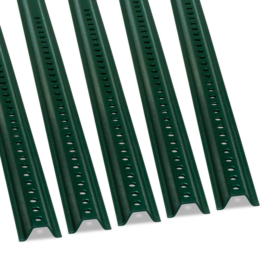SmartSign 6' U Channel Sign Post, Green Baked Enamel Steel, 1.12 lb Medium Weight, Pack of 1