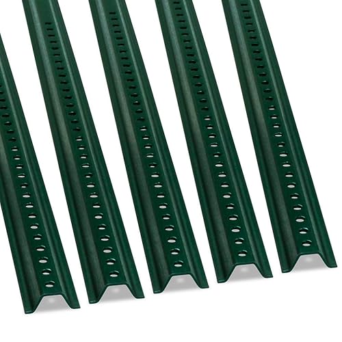 Miniatura 6 de SmartSign - Poste para señal, canal en U, peso medio, 1.12 libras, acero esmaltado al horno, 6 pies de alto, Paquete de 1, Verde