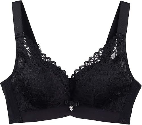Brasier de encaje cómodo para el día a día para mujer, brasier inalámbrico con correa cómoda, brasier de alto soporte, brasier push up, lencería