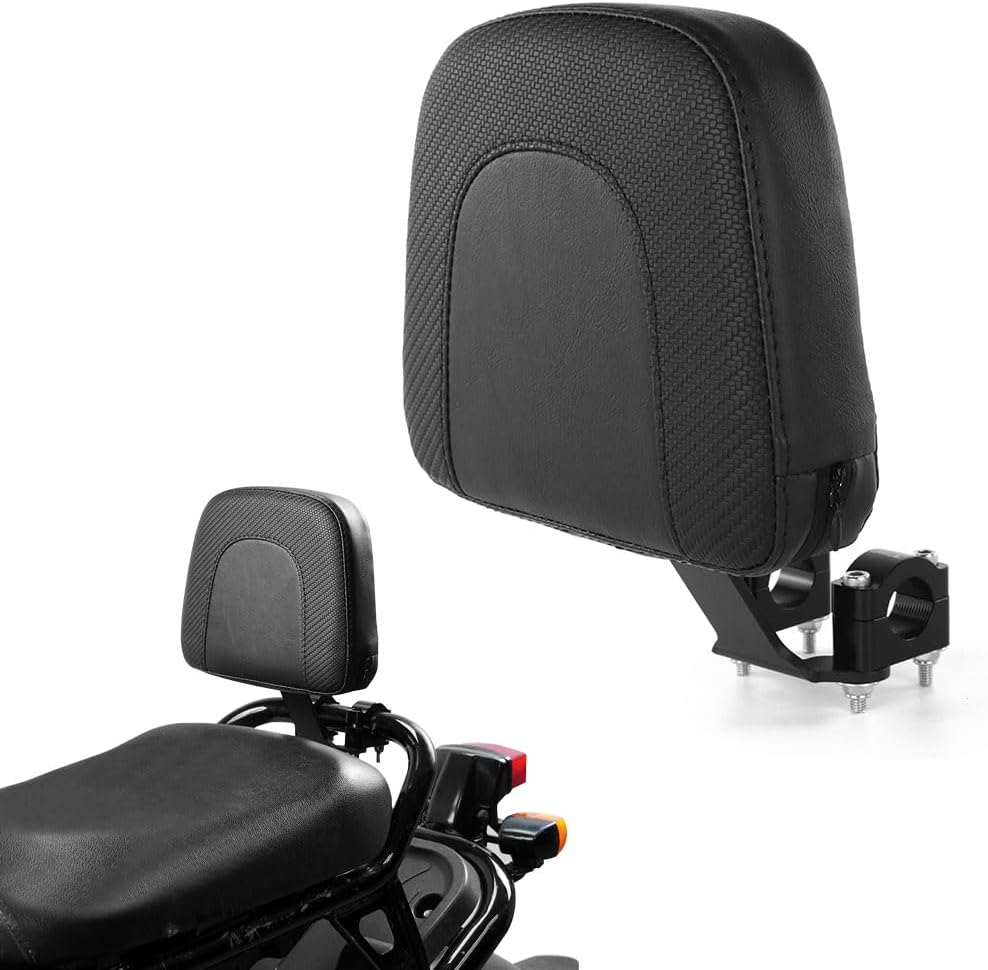 Xitomer Fit for Ruckus NPS50 Backrest Fit for Ruckus/Zoomer NPS50 2003-2024 Motorcycle Rear Backrest, Passenger or Front Rider Back Rest