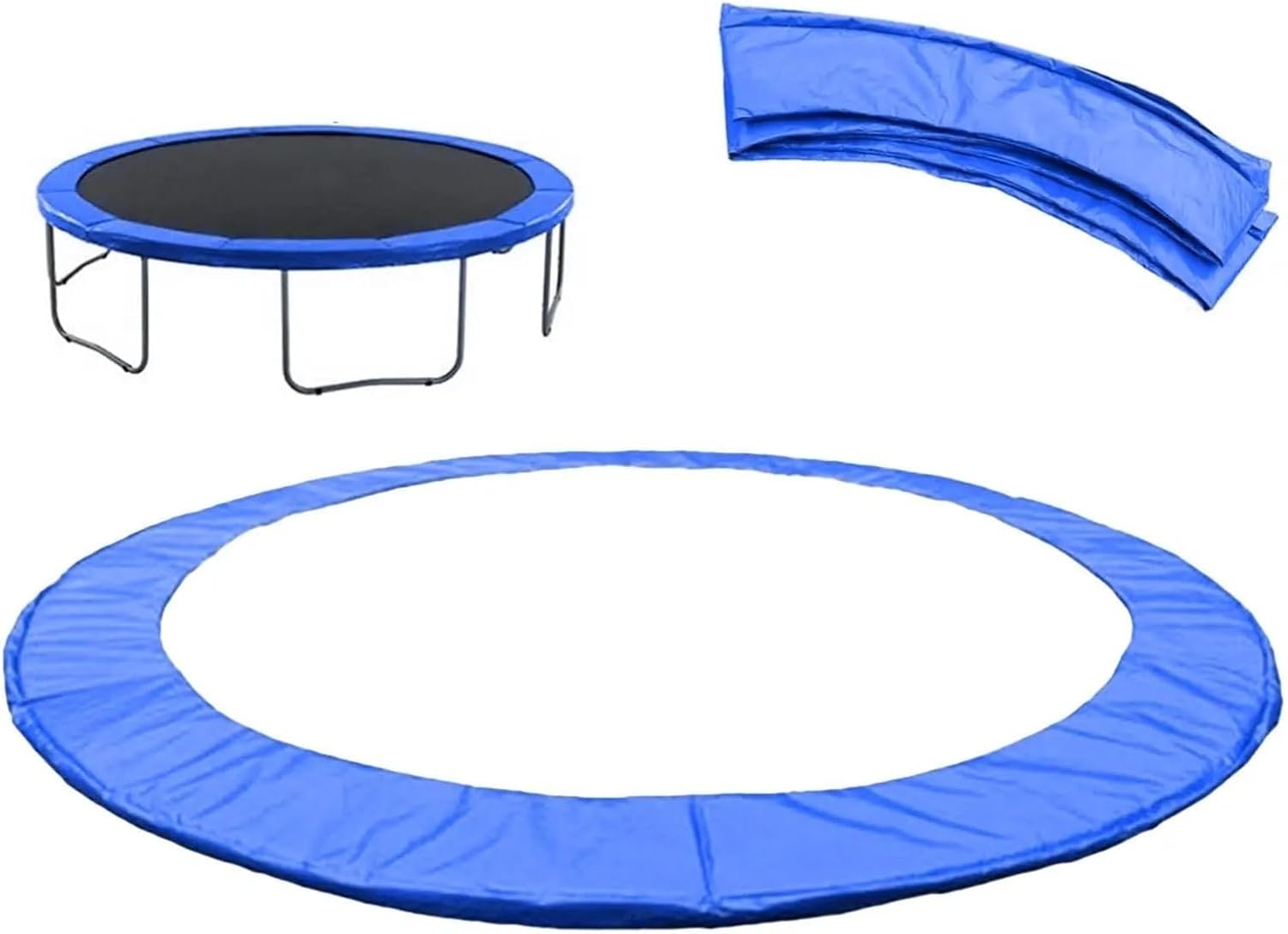 Trampoline Pad Universal Replacement Trampoline Safety Pad Mat Waterproof Accessories Spring Protection Cover Fits 8ft 10ft