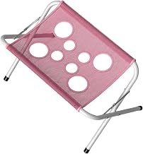 Pet Grooming Hammock with Stand Iron Tube Frame Mesh Bath Support Hanging Harness with Eight Holes, Breathable Mesh,Suitable for Small Dogs and Cats Washing Picking Ears Nail Clipping Home