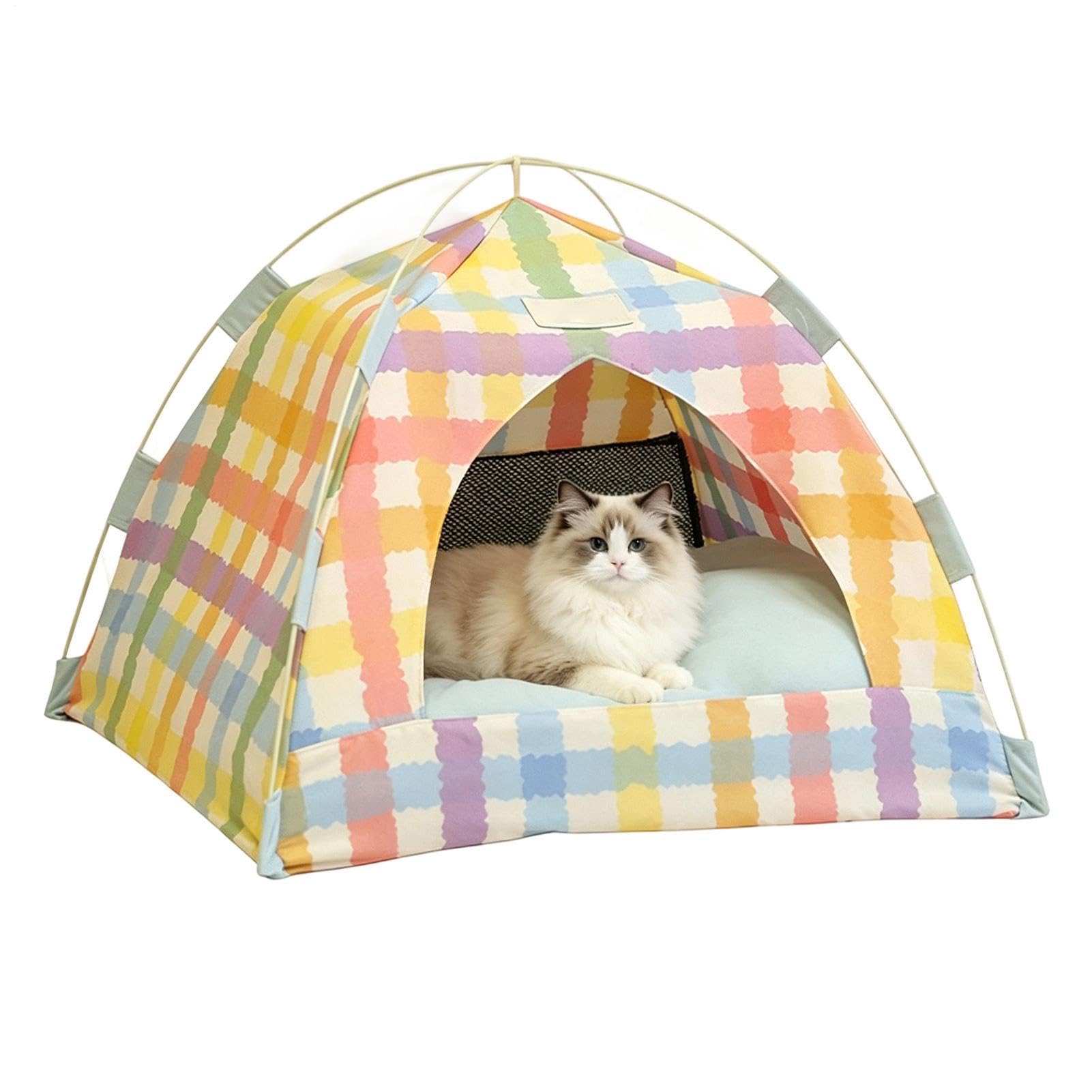Tenda per Gatti Traspirante e Ventilata Rifugio Traspirante Pieghevole In
