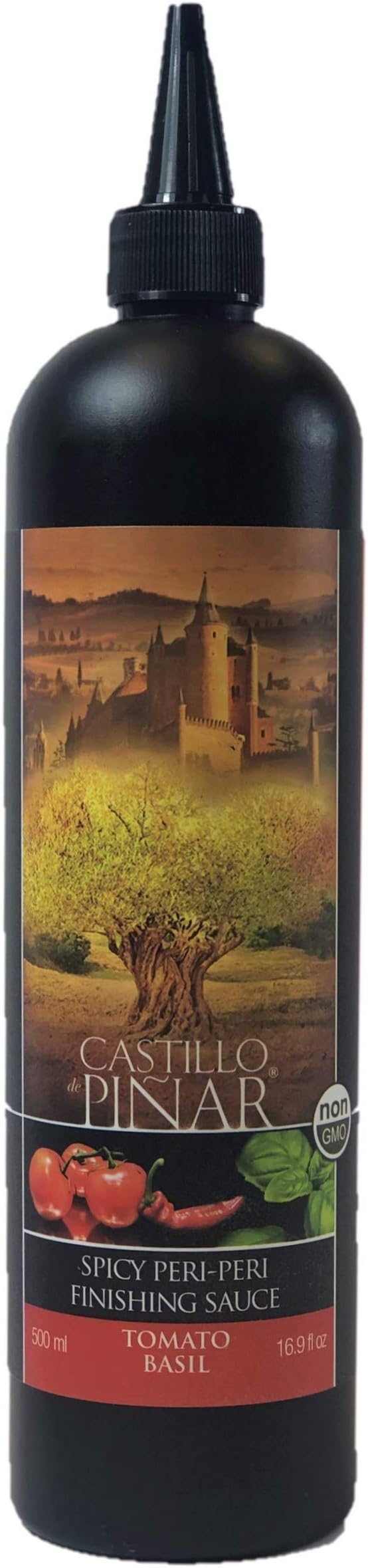 Castillo de Pinar Tomato & Basil Spicy Peri-Peri, 500ml USDA Certified Organic, Non GMO