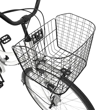 LECIEL Suntrust Mamachari 26 Inch Bicycle, 6-Speed Gear, Auto Light, Gear Included, Key Included, White