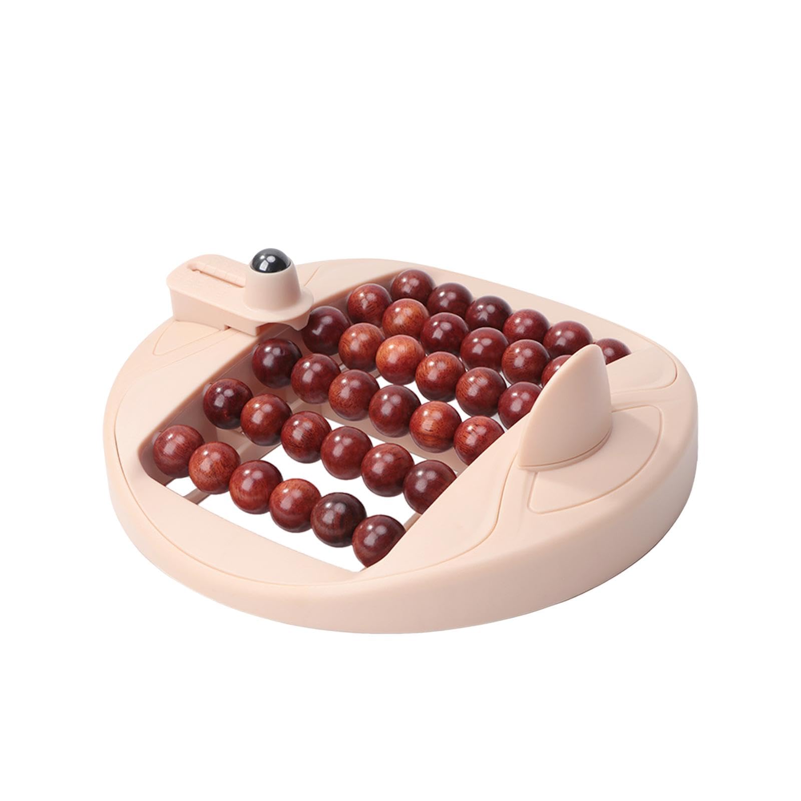 Oshhni Rodillo plantar manual multifila antideslizante y ligero para masaje relajante muscular. Herramienta de masaje de tejido profundo para hombres y, Beige