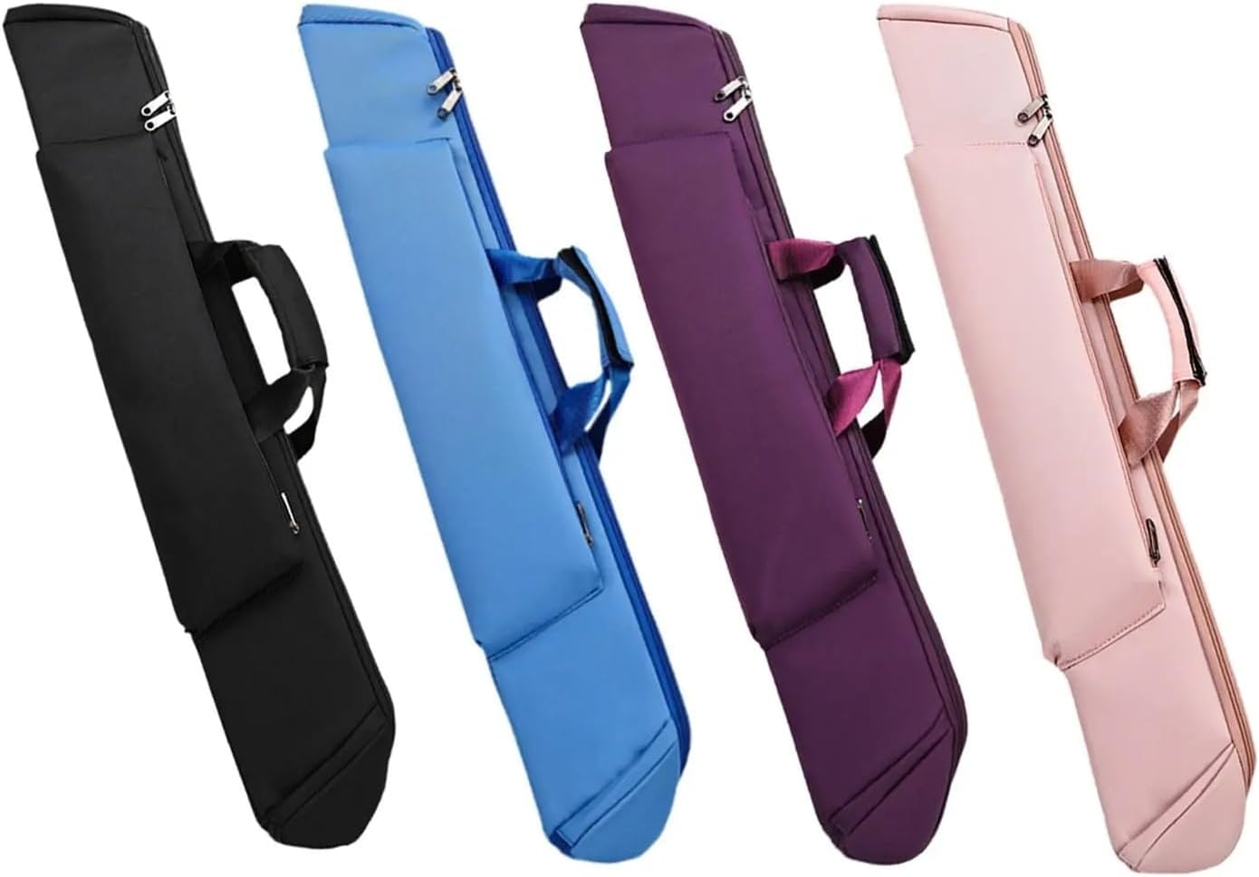 Pool Cue Case With Zipper Pockets Sturdy Billiard Stick Carrying