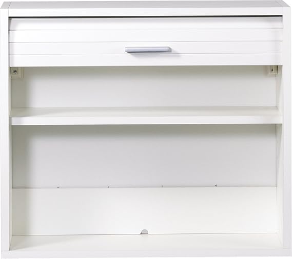 Simmob cook056bl Kitchen Set and Curtain 53.6 x 25 x 60 cm White