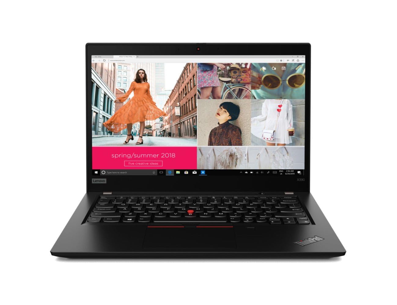 Lenovo ThinkPad X390 13,3 Zoll 1920x1080 Full HD Intel Core i7 8565U 512GB SSD Festplatte 16GB Speicher Windows 11 Pro Cam Notebook Laptop (Generalüberholt)
