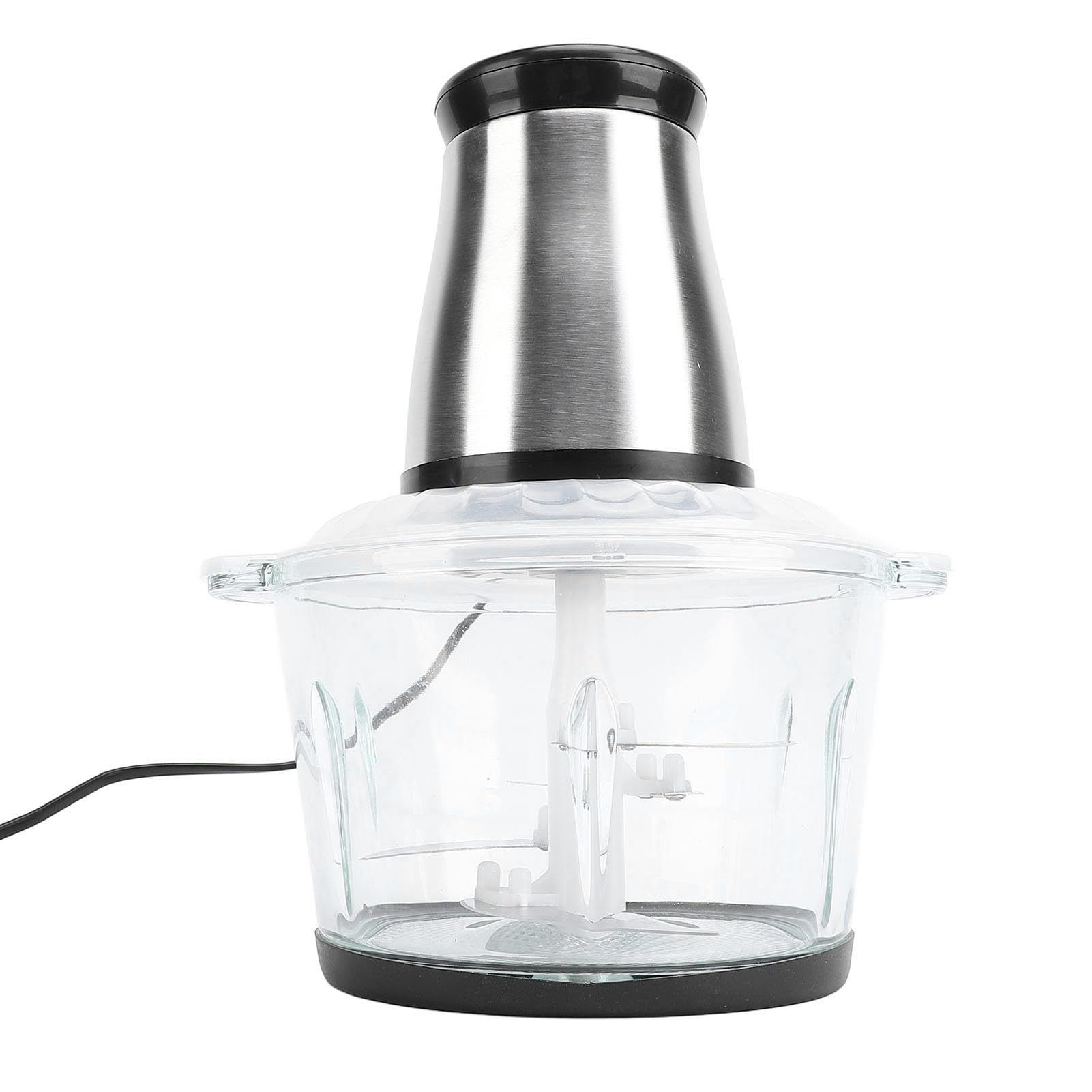 200W 2L Mini Robot da Cucina Mini Food Caramine per Alimenti Multifunzionali per Alimenti per Bambini, Carne, Cipolla, Verdure, Noci