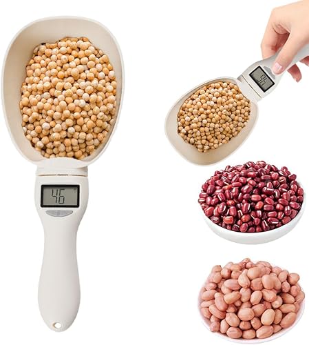 Cuchara medidora digital, báscula de medición digital de alimentos de 28.22 oz0.00 oz de alta precisión con pantalla LCD, cuchara de pesaje para el