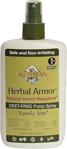 All Terrain Herbal Armor aerosol natural repelente de insectos sin DEET, para niños