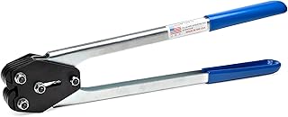 IDL Packaging IDL-1235-12 HD Strapping Sealer for 1/2" Open Serrated Polyester (PET) Strapping Seals, USA Made – Heavy-Duty Tool with Symmetrical Jaws for Polyester (PET) Strapping