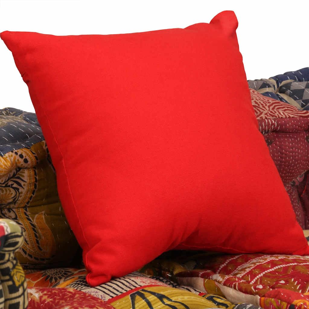 2-osobowa modułowa pufa patchworkowa, poszewka bawełniana, 140 x 70 x 40 cm, poduszka do siedzenia do salonu, na balkon, do ogrodu, w zestawie z poduszką, ergonomiczna i wygodna