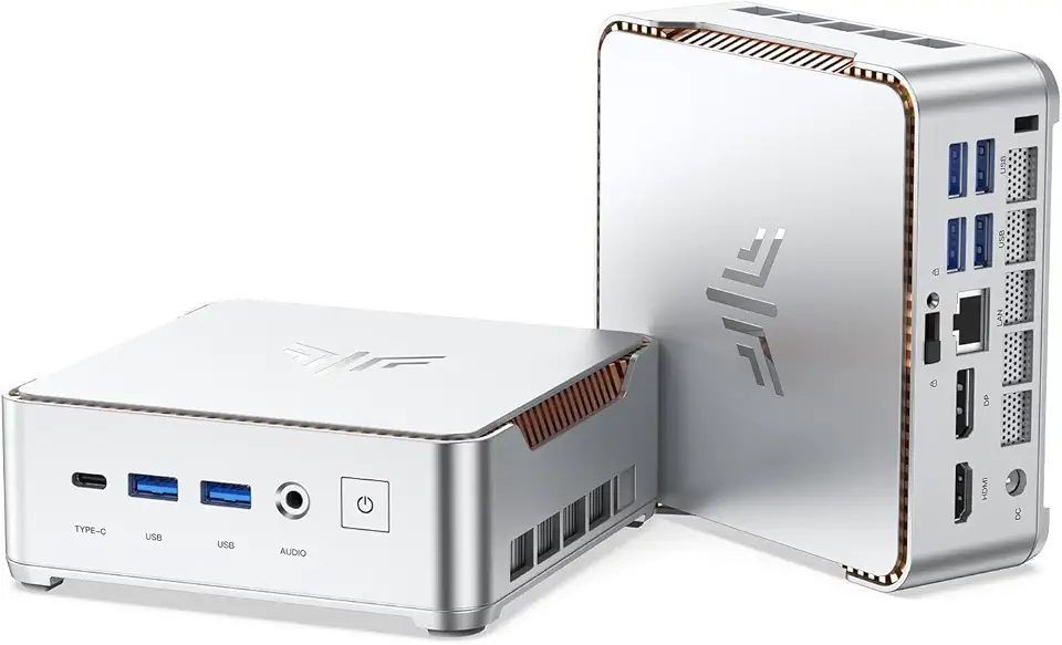 KAMRUI Hyper H2 Mini PC, i5-14450HX Processor Mini Gaming PC (Up to 4.8GHz, 10C/16T), 16GB RAM 512GB SSD Mini Desktop Computers, Triple 4K Display 6*USB3.2, USB-C, HDMI, DP, WiFi6, BT5.2, Office Home Global Recycled Standard