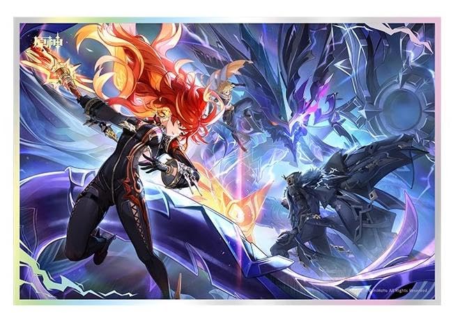 【原神絶版】　ジン　色紙 公式正規品 絶版激レアの色紙 原神 色紙 Genshin 永き夢を紡いで 原神,キャラグッズ fantasy village