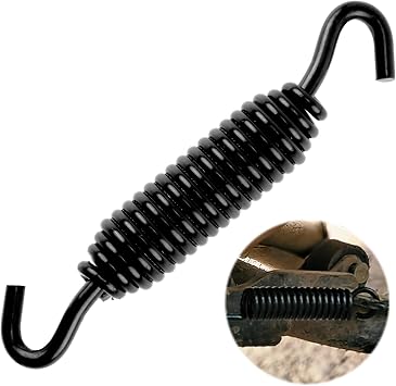 Jiffy Stand Spring, Motorcycle Parts OEM 49725-07 Replacement, High-Carbon Steel Motorcycle Kickstand Spring Compatible with Road Glide, Street Glide, Electra Glide Black