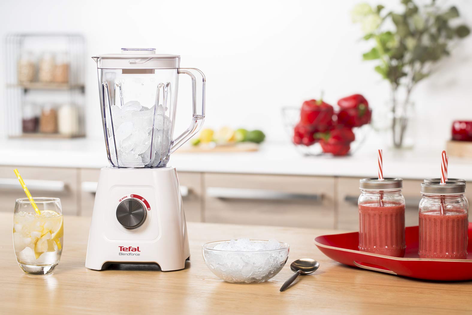 Tefal BlendForce II BL4201 Stabmixer, 1,25 l, 600 W, Weiß
