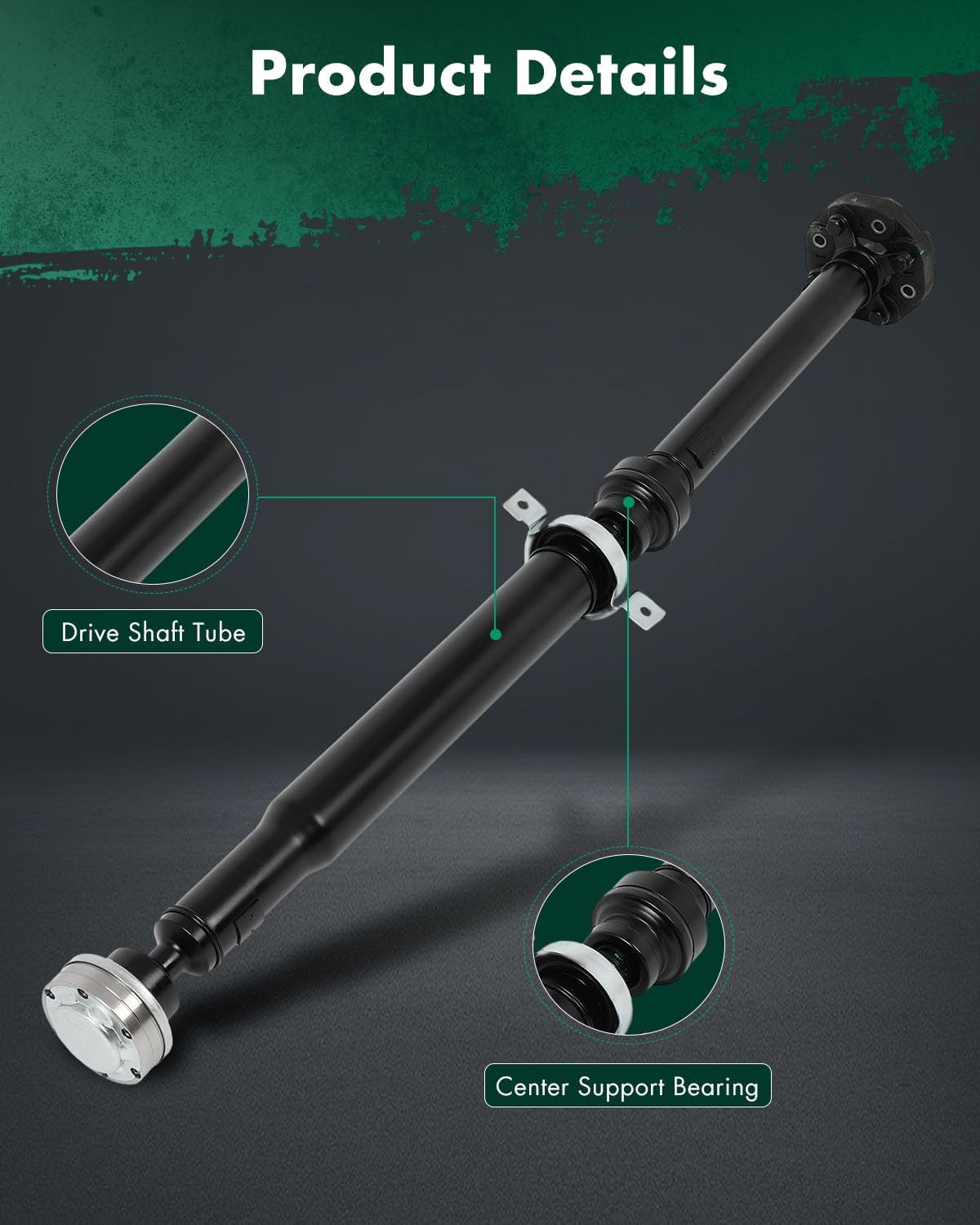 SCITOO 52.95"-54.53" Rear Drive Shaft Fit For Jeep For Grand Cherokee 5.7L 2011-2012, RWD, 976-732, 52853651AC, 52853651AD, 52853651AE, 52853651AF
