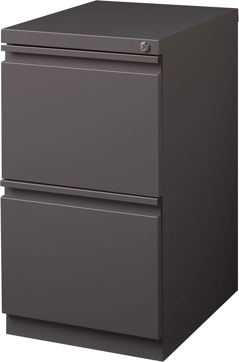 Office Dimensions 20-inch Deep 2-Drawer File with Full Width Pull Mobile Pedestal, Black: Furniture & Decor