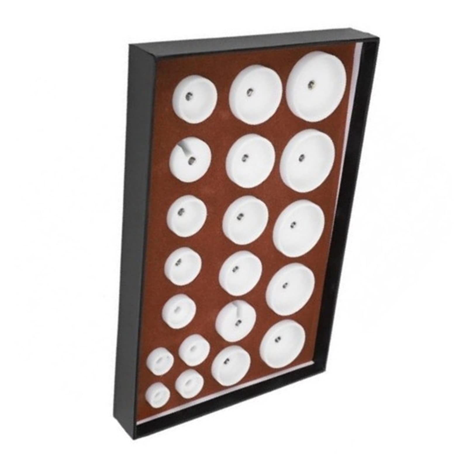 Kit d'outils de réparation de Montres, 20 pièces, Matrices de Machine de capsulage de Montres, presseur de Couvercle arrière de Montre de Haute qualité, Accessoire de Machine de pr