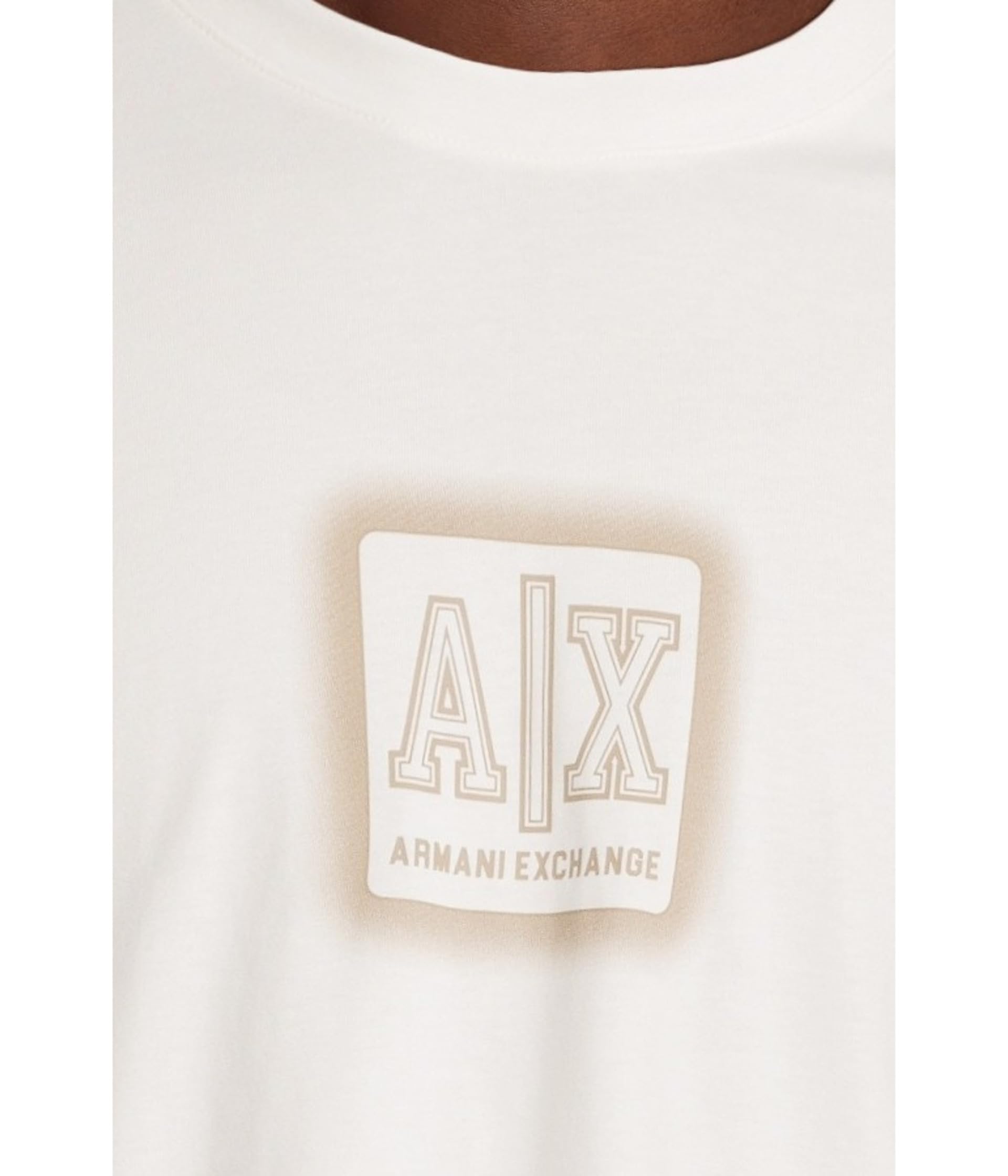 Armani Exchange Spray Paint AX Logo tee Camiseta Hombre