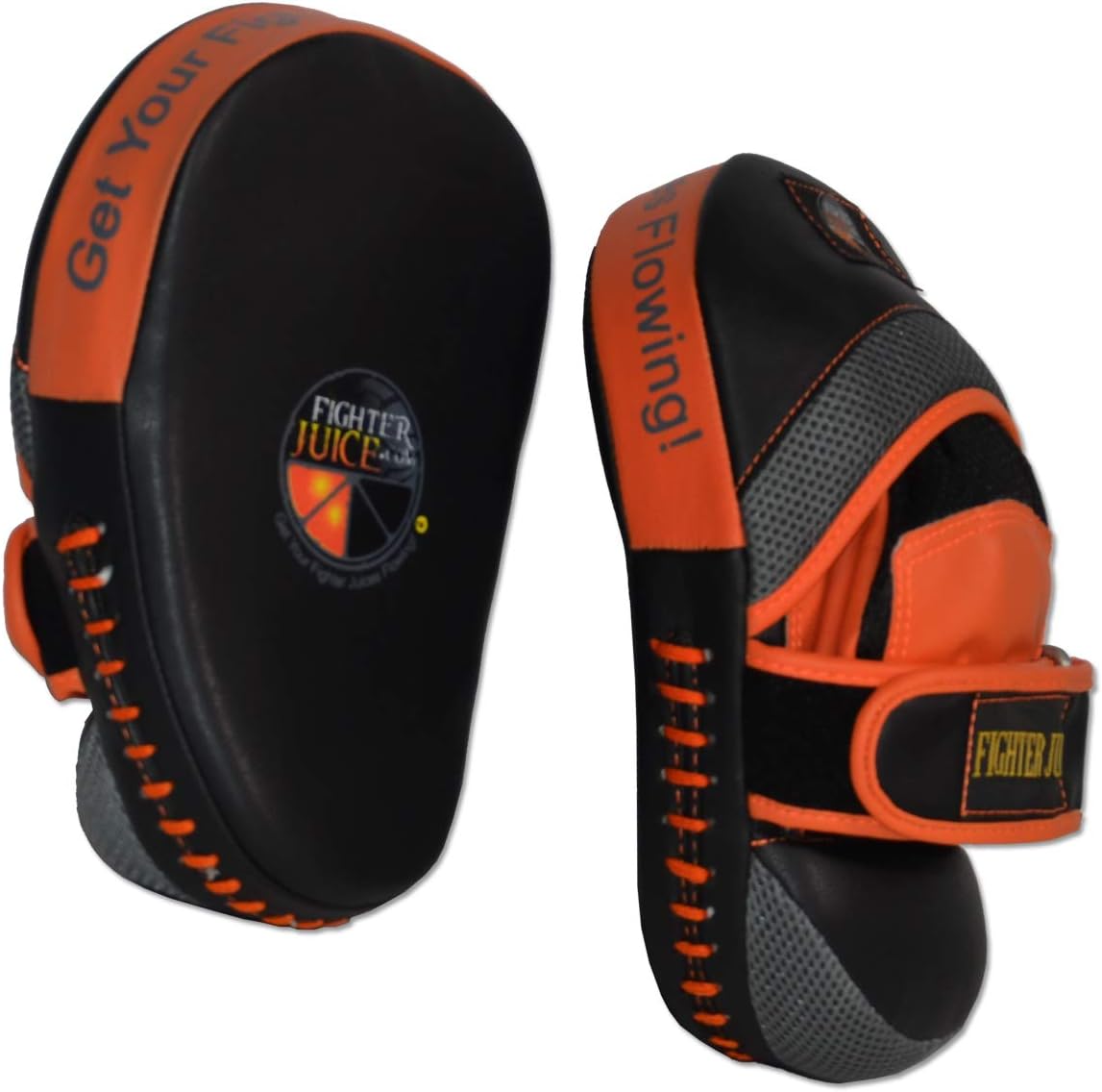 FightersJuice MMA Boxing Muay Thai Curved Pro Punch Mitt