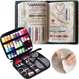 Saker All-in-One Linen Stitch Book Embroidery Reference Kit