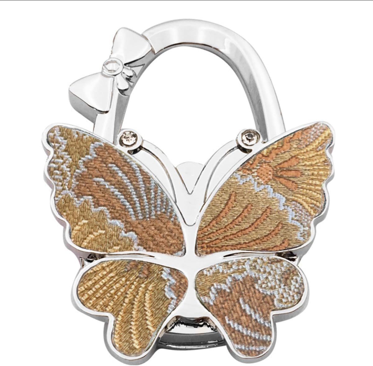 Butterfly Foldable Handbag Hanger,Folding Purse Table Hook Holder,Foldable Purse Hook,Purse Holder Stand for Table (G)
