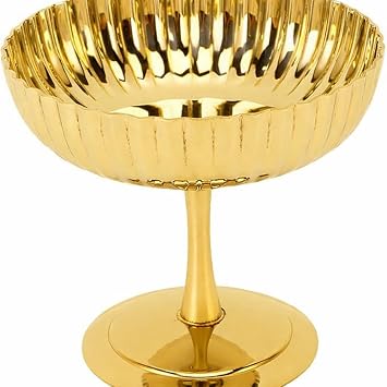 2li Profesyonel  nox Gold Paslanmaz  elik Ayakl  Dondurma ve Tatl  Sunum Kasesi Seti 723150