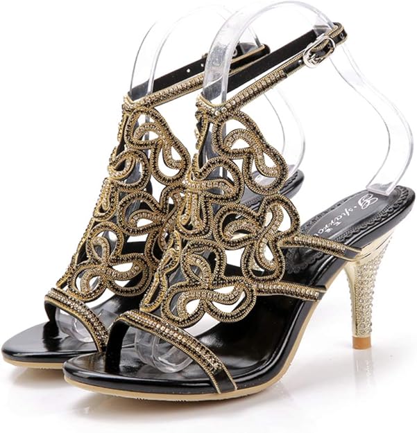 Amazon.com | Bling Bling Women Sandals Nightclub Party Dancing High Heels New Designed Dance 