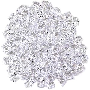 Xinlie Clear Fake Geplette IJsrotsen Nep Diamanten Plastic Ijsblokjes Acryl Clear Ice Rock Diamond Kristallen Nep…