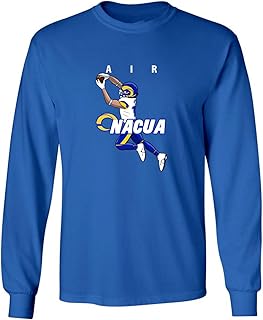 Long Sleeve Puka Nacua Los Angeles AIR Shirt T-Shirt Mens Long Sleeve